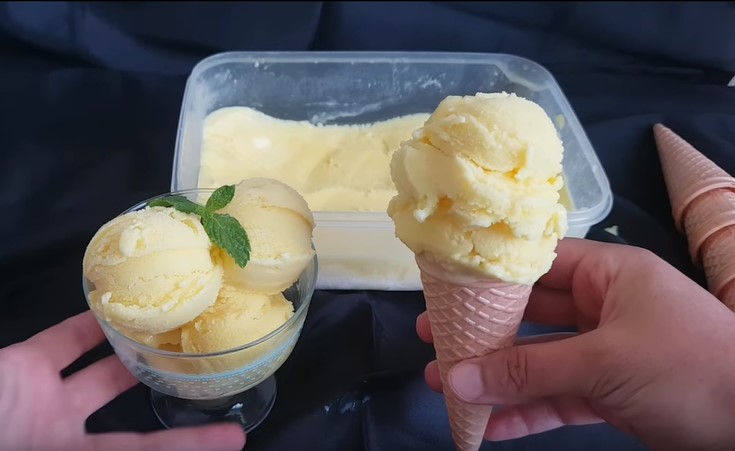 طريقة عمل آيس كريم بدون كريمة