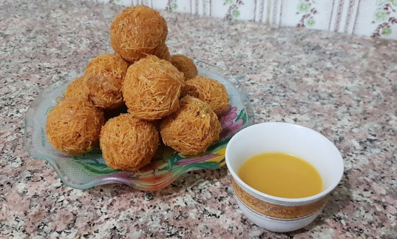 طريقة عمل حلى الشعيريه الباكستانيه بالنستله