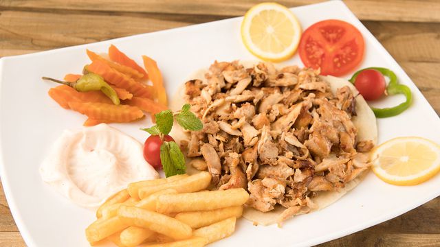 شاورما دجاج متبل