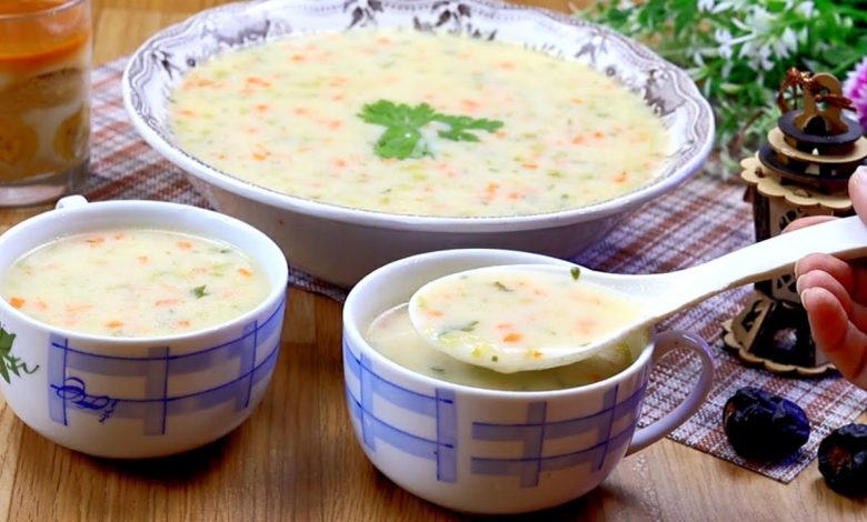 طريقة عمل شوربة خضار كريمية