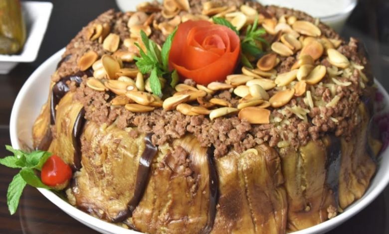 طريقة عمل مقلوبة الباذنجان
