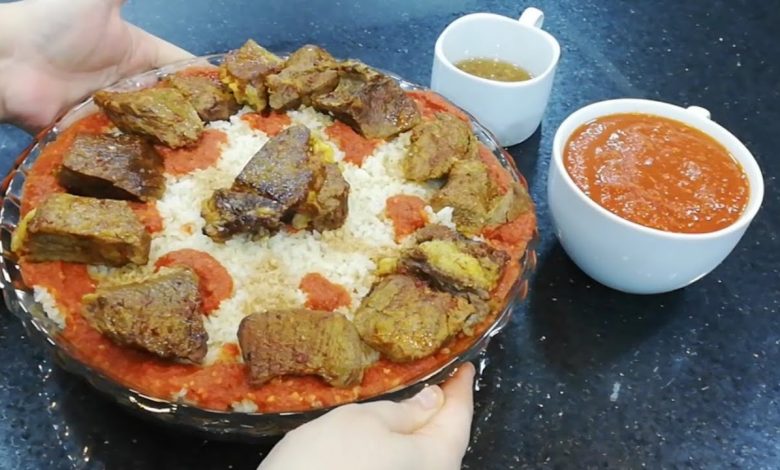 الفتة المصرية بالطريقه الاصليه
