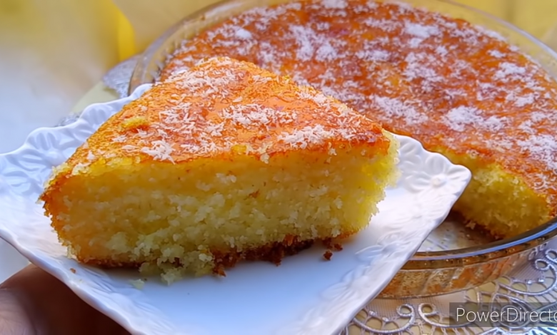 بسبوسة لشرب الشاي أو القهوة