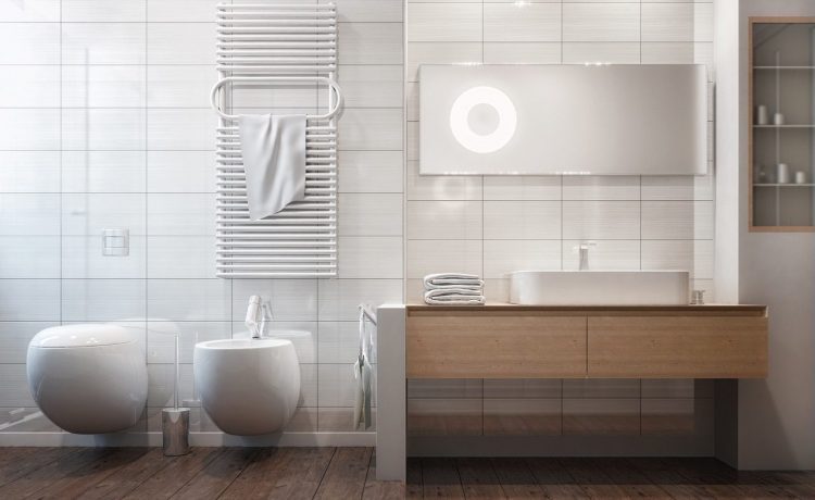 افكار وتصميمات ديكورات حمامات صغيرة والضيقة