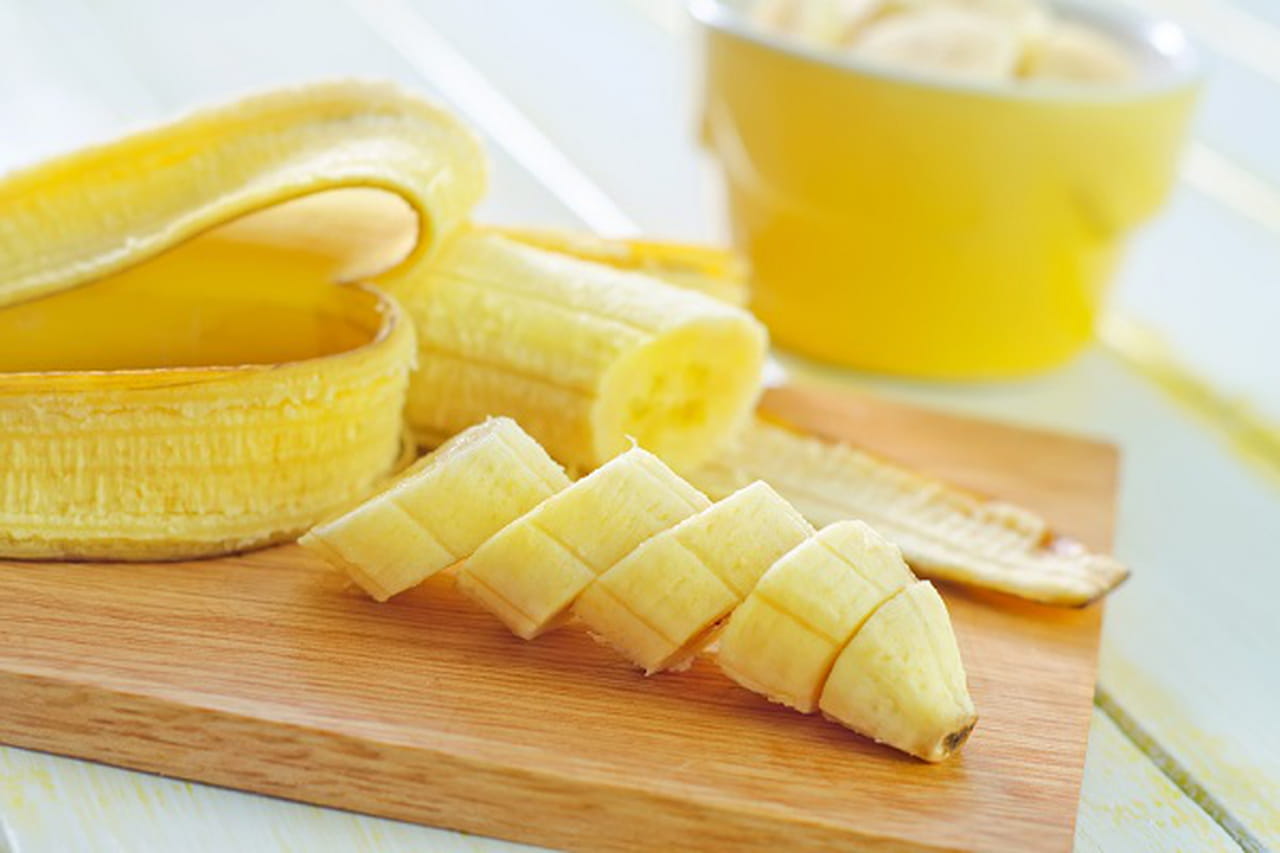 خلطة الموز وعصير الليمون