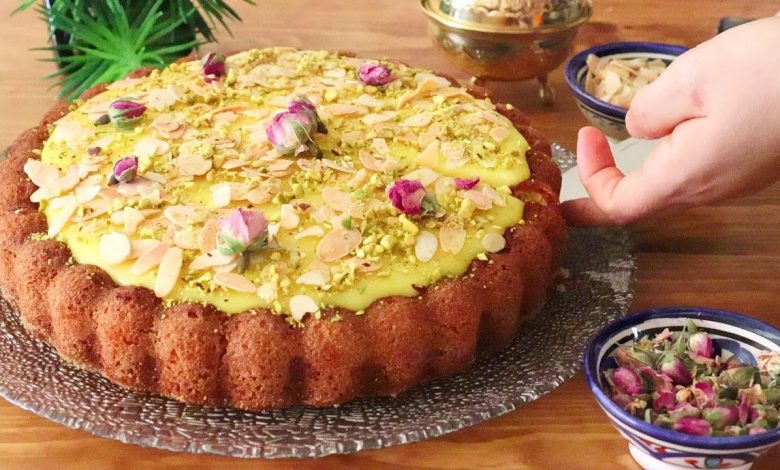 بسبوسة الخلاط او بسبوسة كيك بالبرتقال