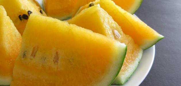 فوائد البطيخ الأصفر