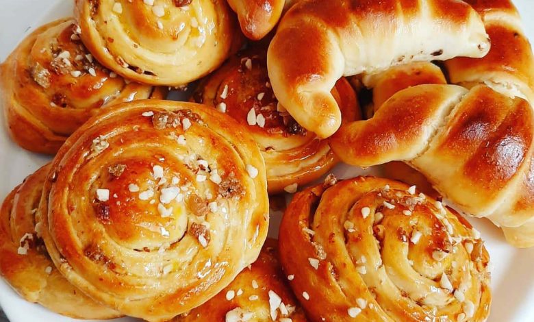 شنيك بتي بان و كرواصون روعة بعجينة البريوش