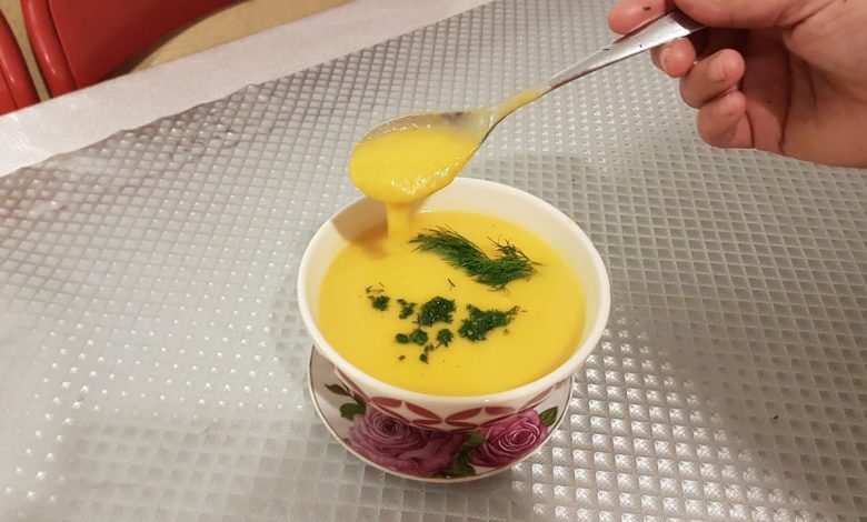 شوربة البطاطا الحلوة