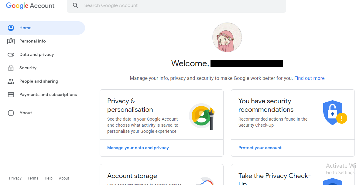 تغيير كلمة مرور جيميل Gmail