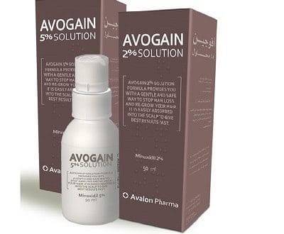 أفوجين Avgain Solution لعلاج الصلع الهرموني