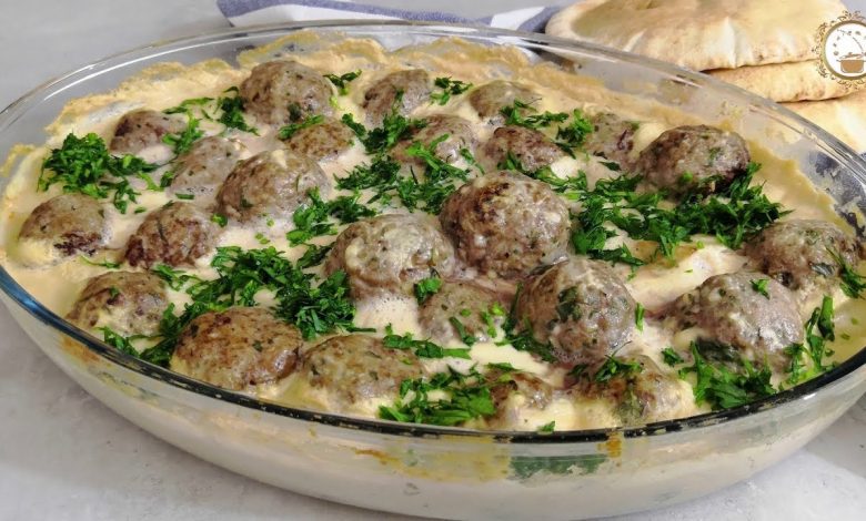 الكفتة بالطحينة على الطريقة اللبنانية