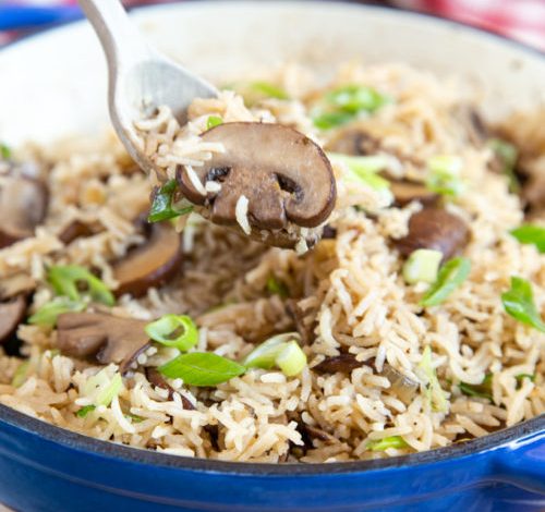 أرز بالفطر دايت
