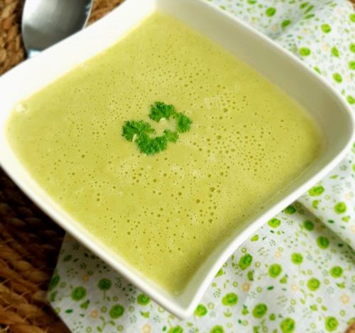 شوربة البروكلي والبطاطس