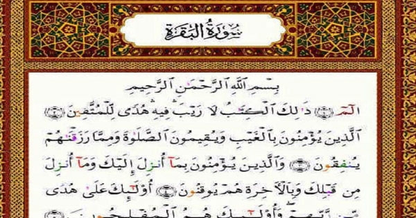 أحكام النون الساكنة والتنوين من سورة البقرة