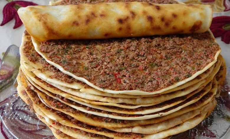 اللحم بعجين على الطريقة التركية