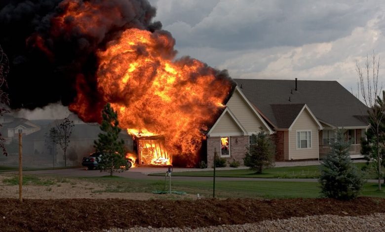 تفسير حلم الحريق في المنزل