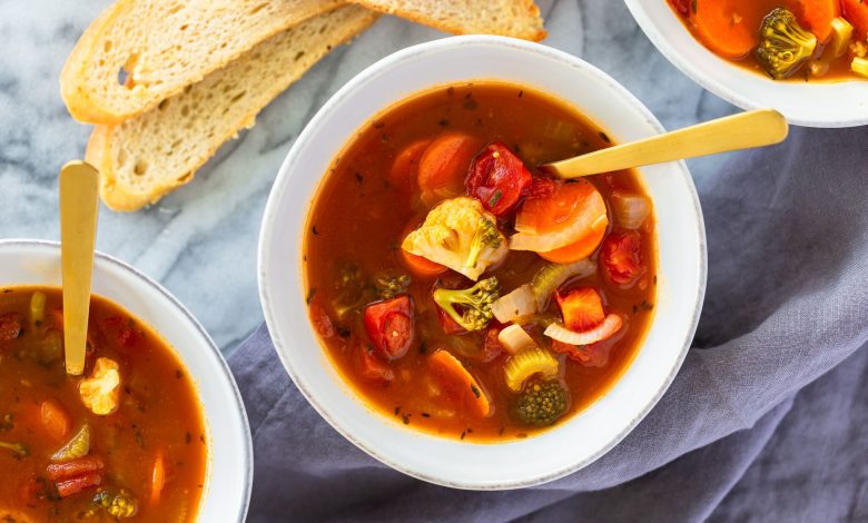 شوربة الدجاج الحارقة للدهون