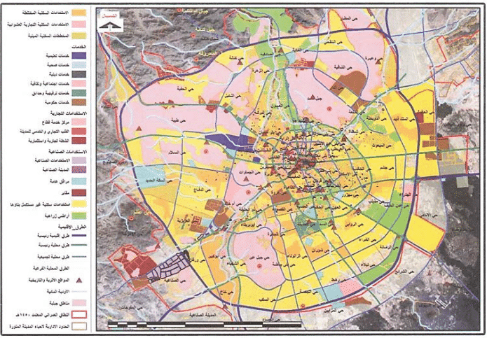 خريطة منطقة المدينة المنورة بالتفصيل محافظات وقرى