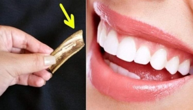قطعة من السواك كافية لتجعل أسنانك كاللؤلؤ وستغنيك عن الذهاب للطبيب