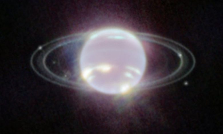 تلسكوب جيمس ويب يلتقط صورًا دقيقة لحلقات نبتون
