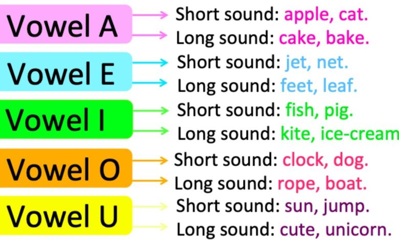 الفرق بين short vowel و long vowel