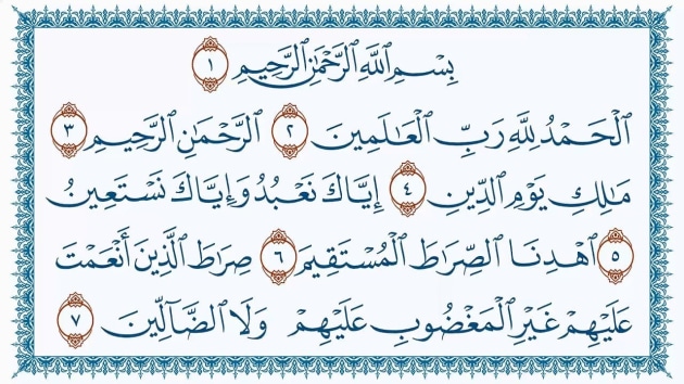 تفسير حلم سورة الفاتحة في المنام