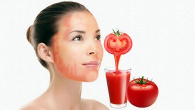 الطماطم لبشرة نضرة خالية من العيوب