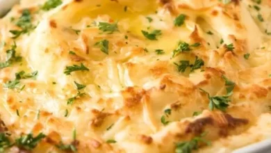 طريقة عمل البطاطس المهروسة بالجبنة